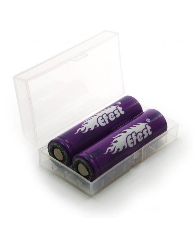 Efest Battery Hard Plastic Case to fit 2 x 18650 Batteries