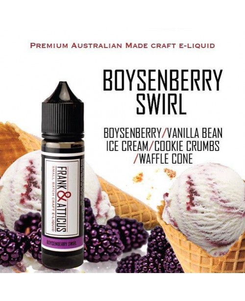 Frank and Atticus E-Liquid - Boysenberry Swirl E-J...