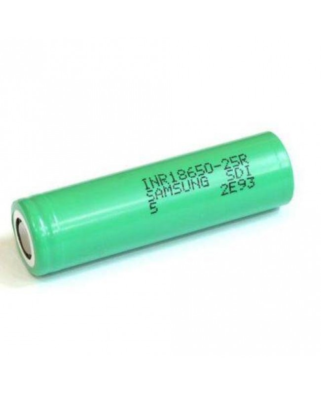 Samsung 25R 2500 mah 18650 Battery