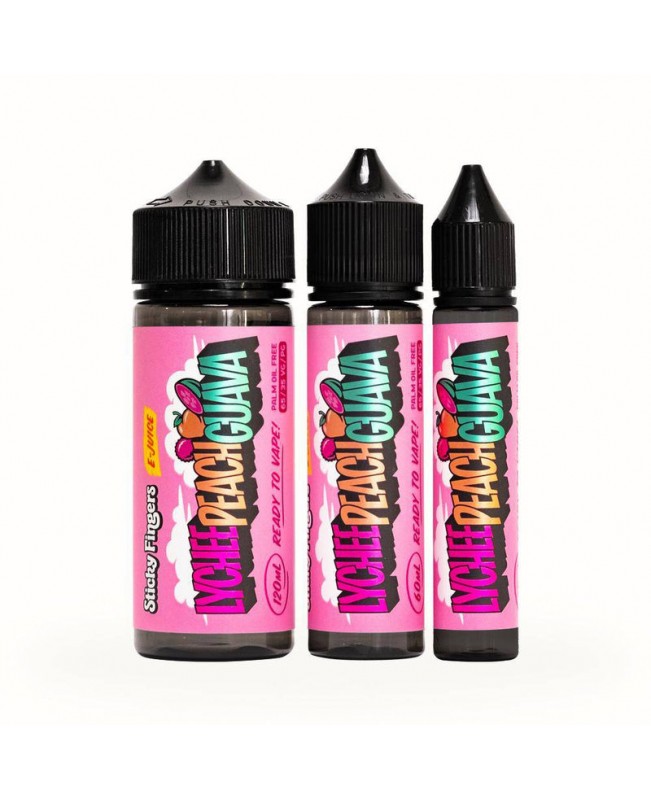 Sticky Fingers Ejuice - Lychee Peach Guava