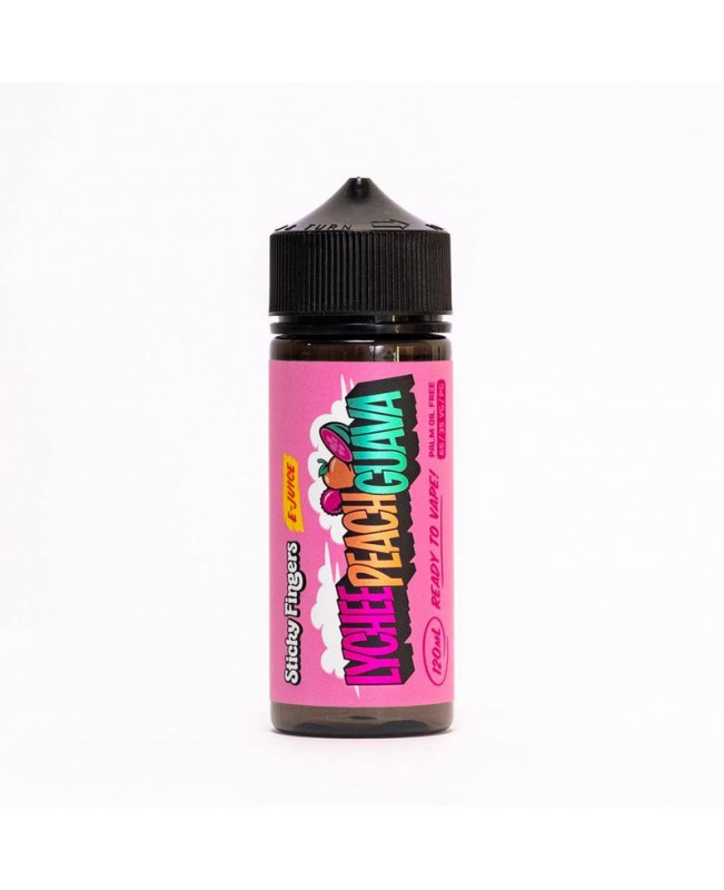 Sticky Fingers Ejuice - Lychee Peach Guava