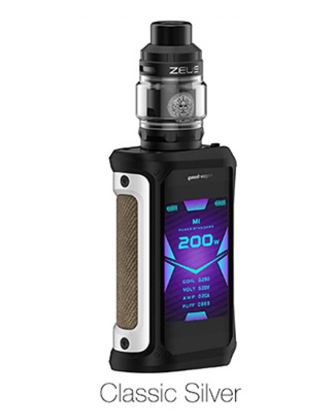 Geekvape Aegis X 200W Box Mod Kit With ZEUS Sub Ohm Tank - 5ml