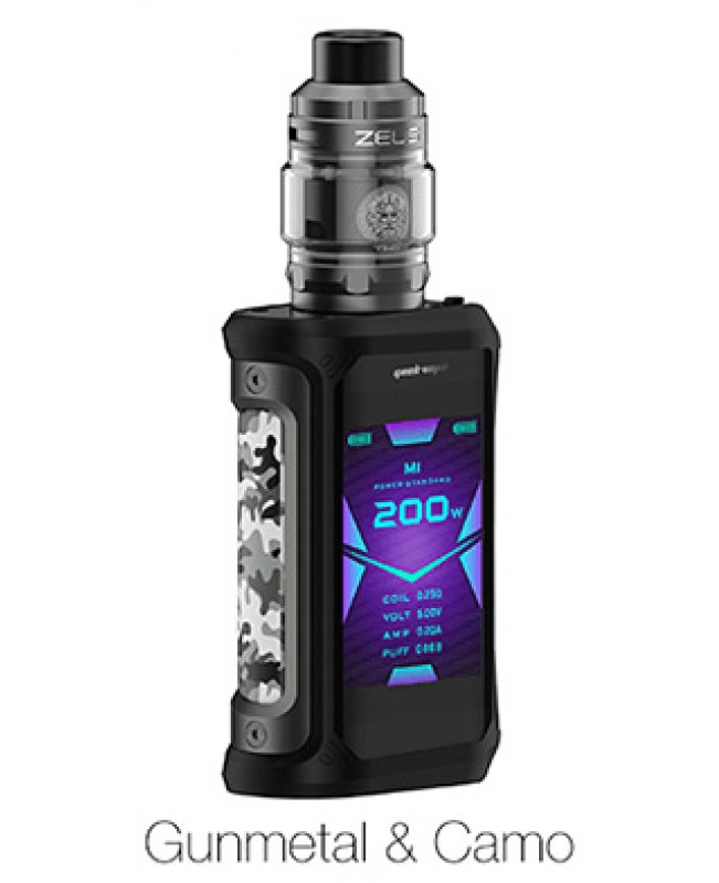 Geekvape Aegis X 200W Box Mod Kit With ZEUS Sub Ohm Tank - 5ml