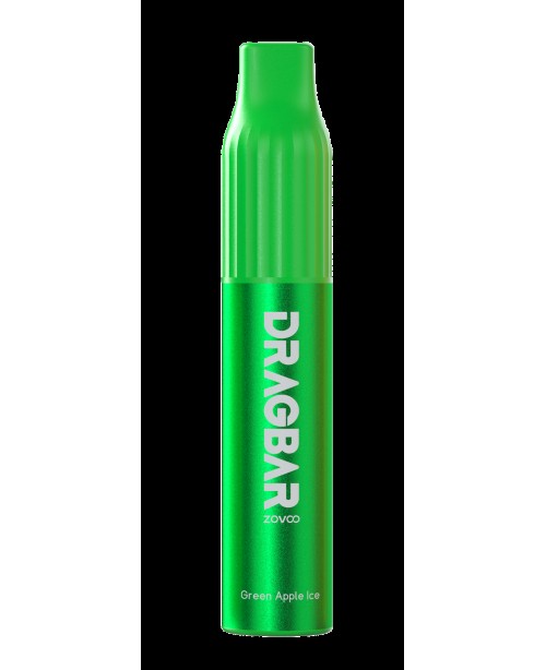 ZOVOO - DRAGBAR 1000 - Green Apple Ice - 0MG Dispo...