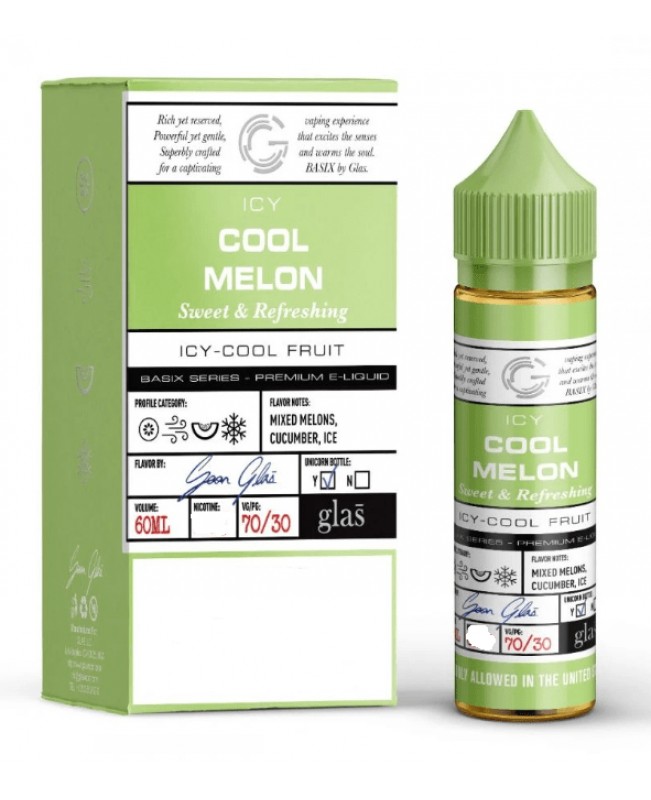 Glas Vapor - Basix Series - Cool Melon - 20% OFF