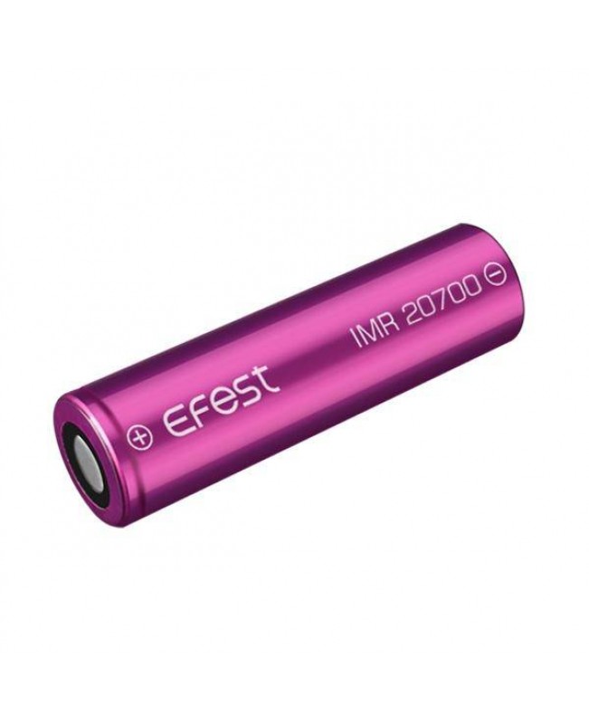 Efest - IMR 20700 3000mAh 30A - Flat Top Li ion Rechargeable Battery