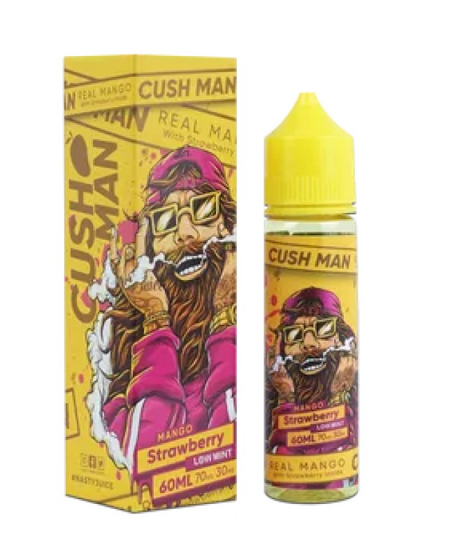 CushMan By Nasty Juice - MANGO STRAWBERRY - Low Mint - 60ml