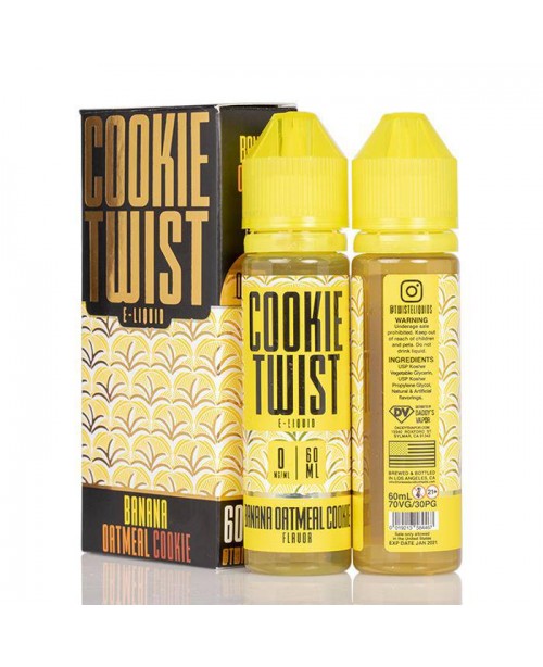 Twist E-Liquids - Banana Amber - Banana Oatmeal Co...