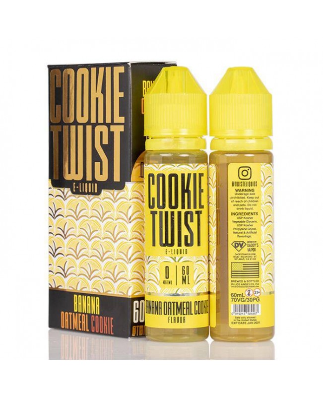 Twist E-Liquids - Banana Amber - Banana Oatmeal Cookie - 120ml