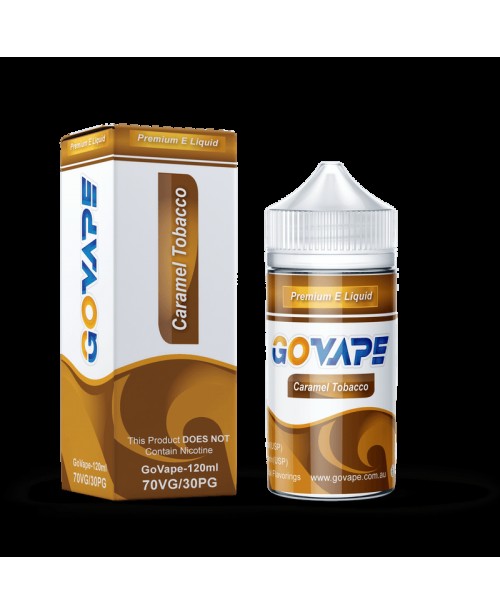 GO VAPE PREMIUM E-LIQUID - CARAMEL TOBACCO - 120ml