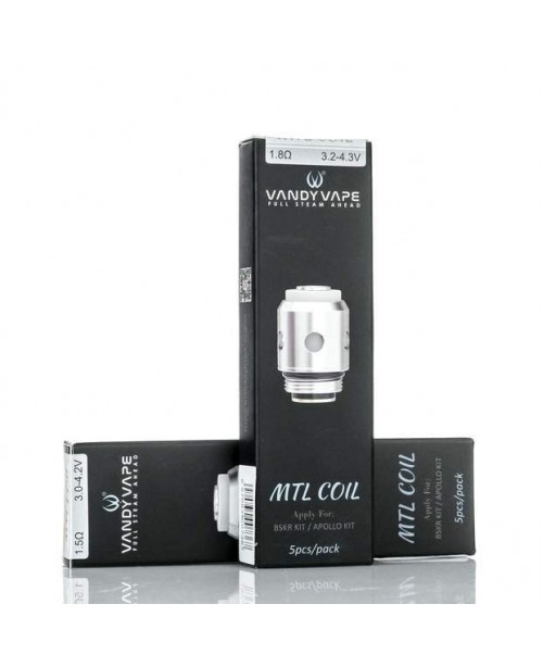 Vandy Vape Berserker/AP Apollo MTL Coils - 1.5 ohm...