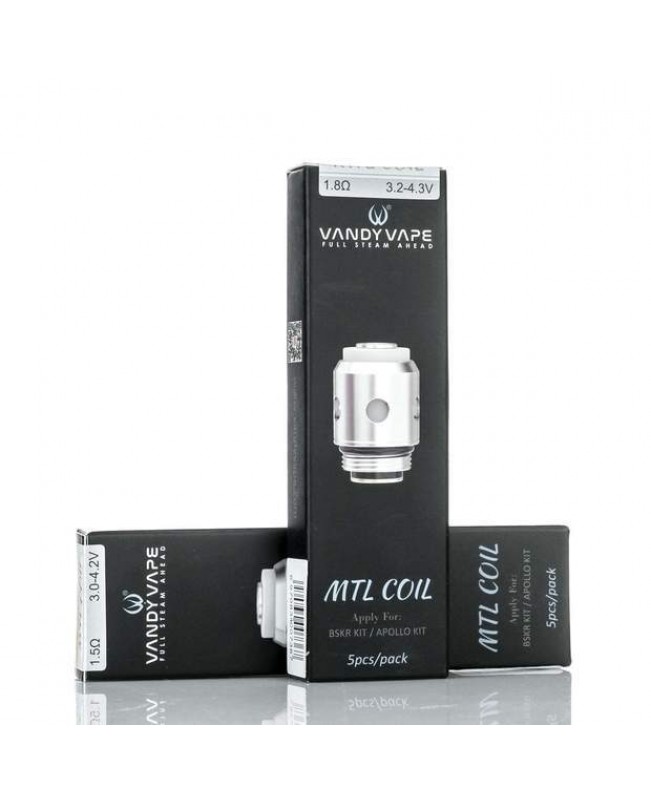 Vandy Vape Berserker/AP Apollo MTL Coils - 1.5 ohm / 1.8 ohm