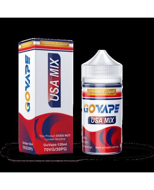 GO VAPE PREMIUM E-LIQUID - USA TOBACCO MIX - 120ml