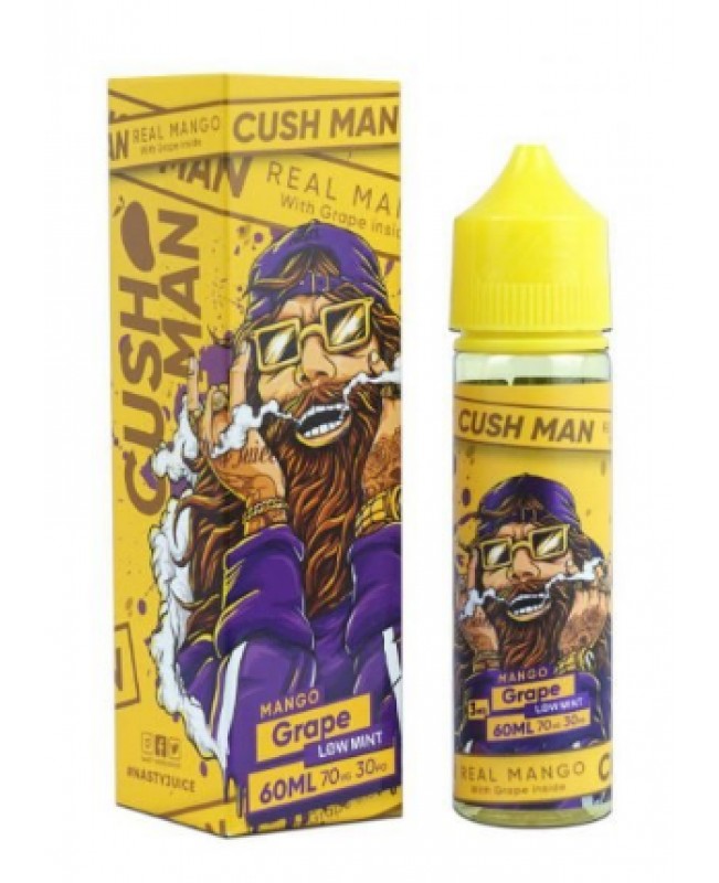 CushMan By Nasty Juice - REAL MANGO W/GRAPE - Low Mint - 60ml