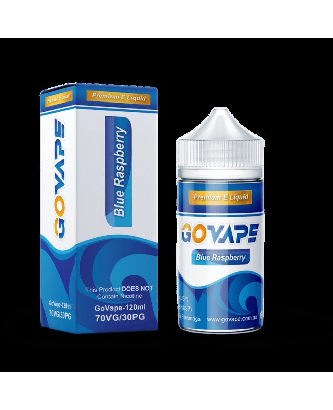 GO VAPE PREMIUM E-LIQUID - BLUE RASPBERRY - 120ml