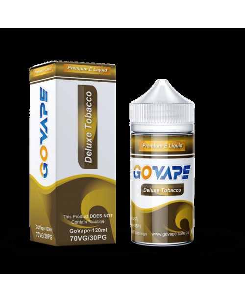 GO VAPE PREMIUM E-LIQUID - DELUXE TOBACCO - 120ml