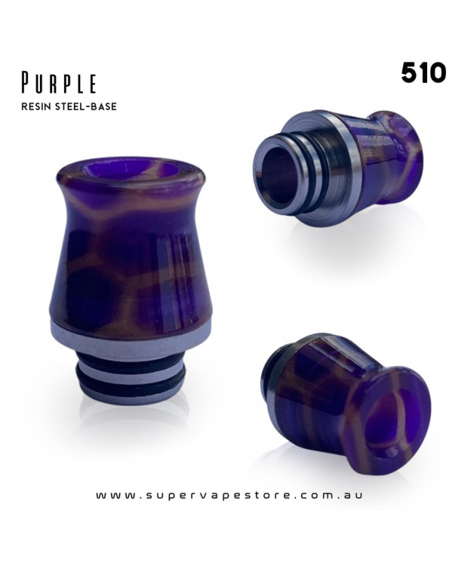 510 Drip Tip - Resin Steel Base