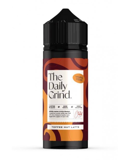 The Daily Grind | Toffee Nut Latte |  100ml E-liqu...