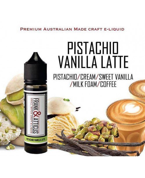 Frank and Atticus E-Liquid - Pistachio vanilla lat...