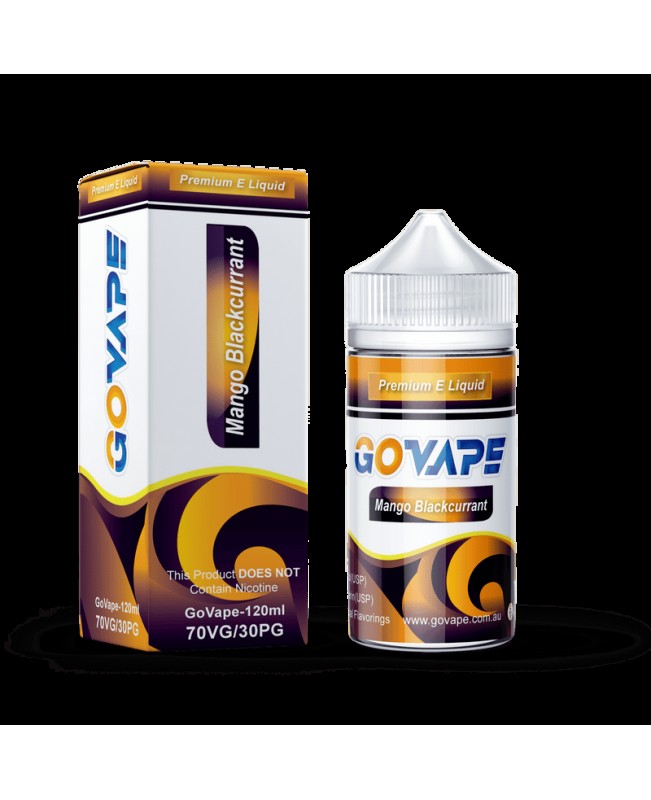 GO VAPE PREMIUM E-LIQUID - MANGO BLACKCURRANT - 120ml