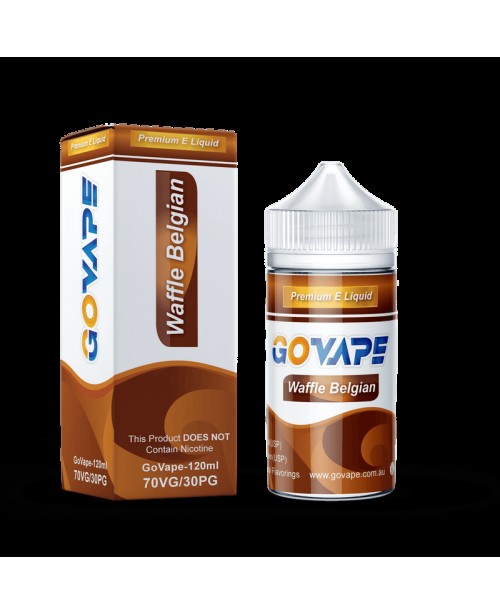 GO VAPE PREMIUM E-LIQUID - WAFFLE BELGIAN - 120ml