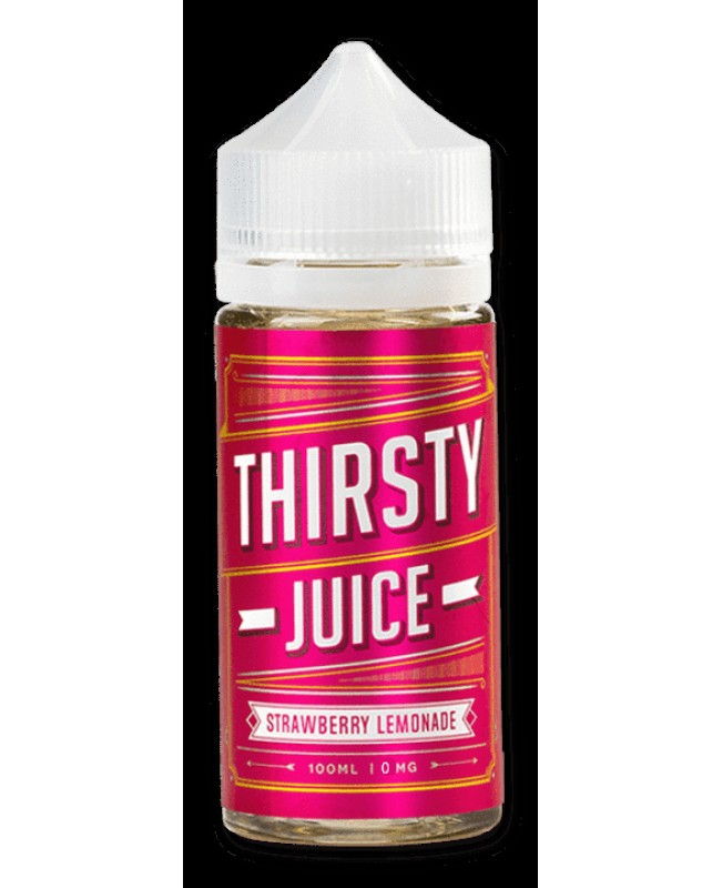 50% Off - Thirsty Juice Co. - Strawberry Lemonade E-Liquid - 100ml