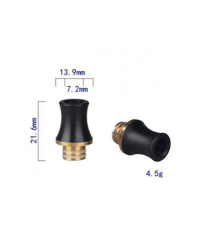 510 Delrin & Brass Stingray Style Wide Bore Drip Tip