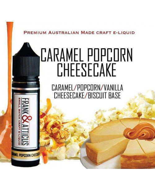 Frank & Atticus E-Liquid - Caramel Popcorn Cheesec...