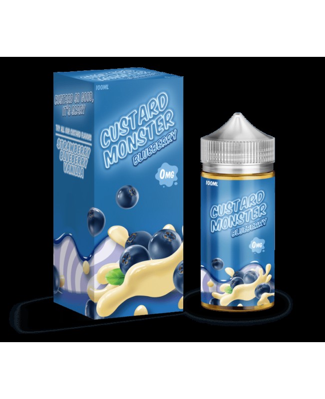 Custard Monster - Blueberry Custard - 100ml