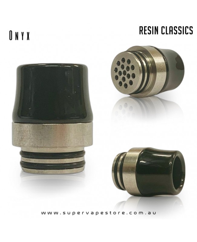 810 Drip Tips - Resin Classics - Steel-Base Anti-Spit