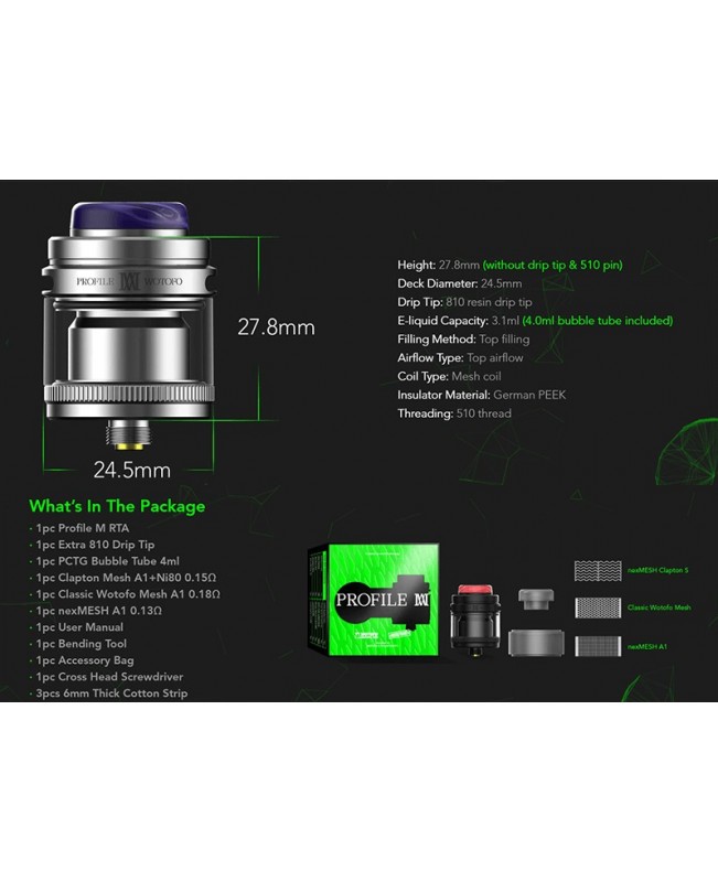 Wotofo Profile M RTA