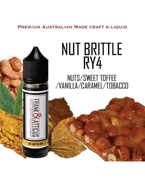 Frank and Atticus E-Liquid - Nut Brittle RY4 E-Jui...